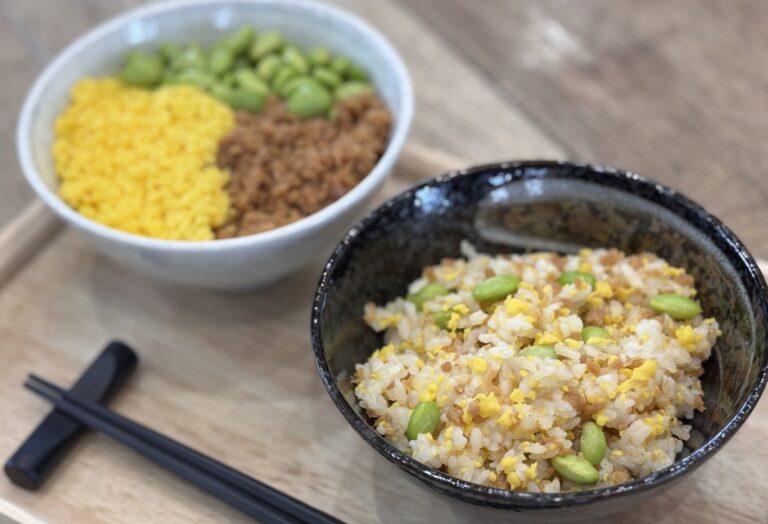 三色丼風混ぜご飯