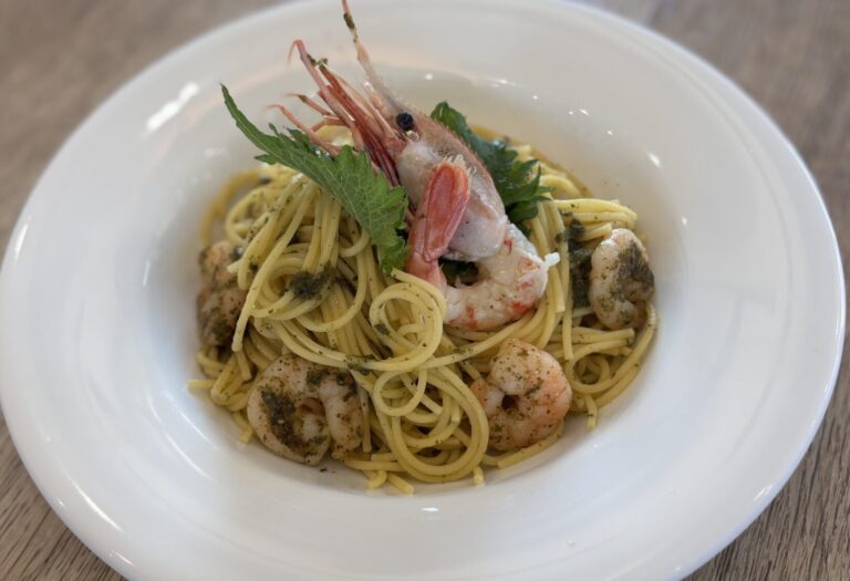 エビと大葉のジェノベーゼパスタ