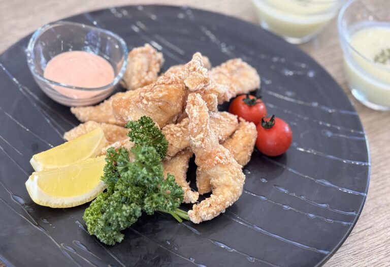 鶏むね肉のスティック唐揚げ