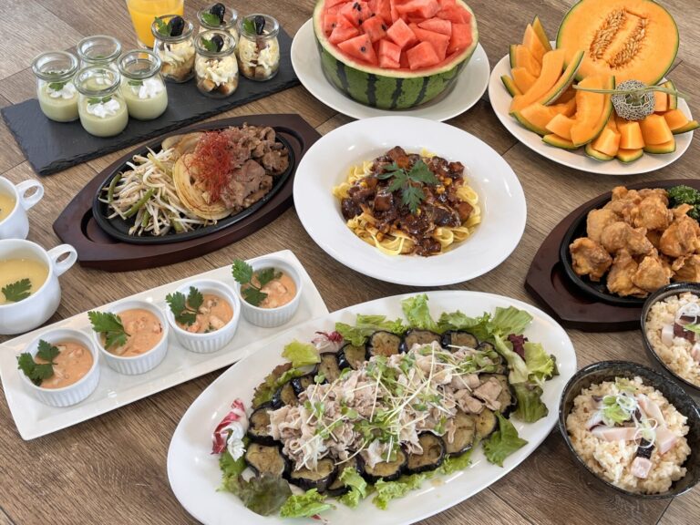 【道北エリアの美味しいものが揃う】～8月の朝食ブッフェの紹介～