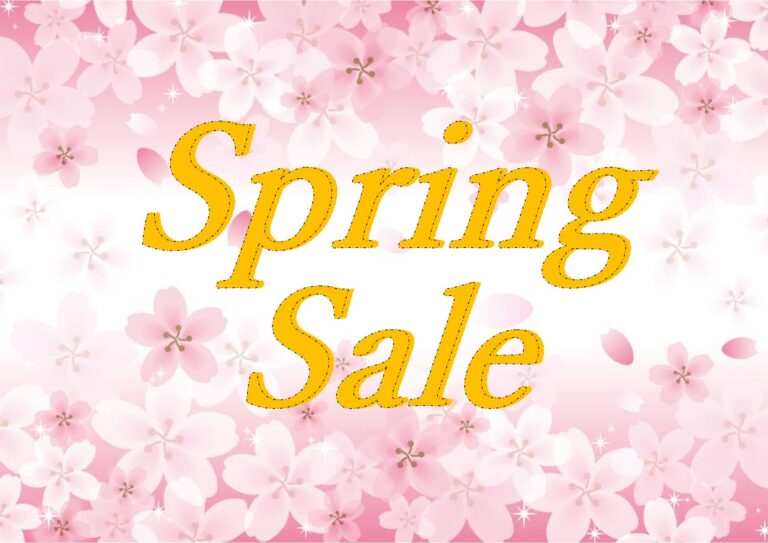 Spring Sale 開催中！