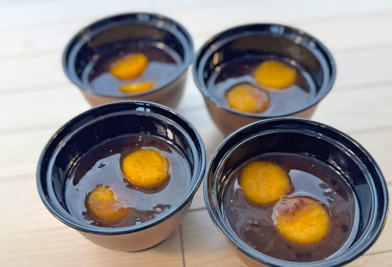 かぼちゃ団子のおしるこ（1月）