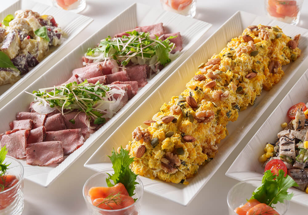 クチコミで高評価の朝食をブッフェスタイルでご提供