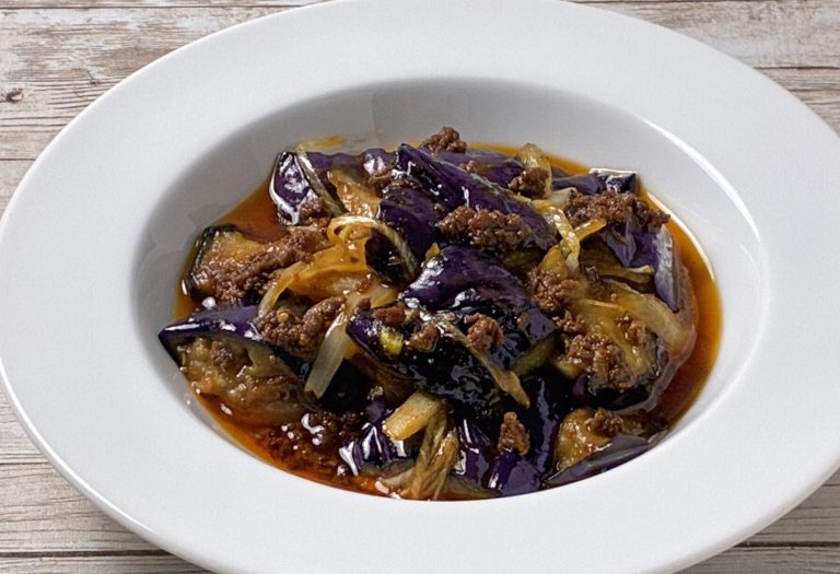 茄子の四川風炒め