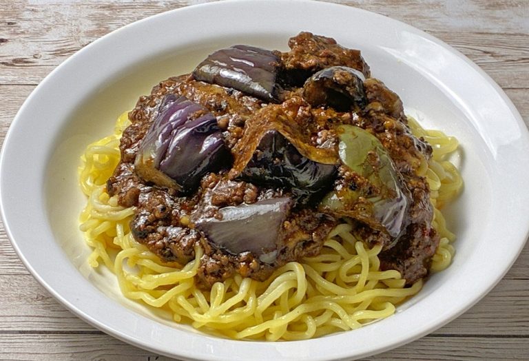 麻婆茄子麺