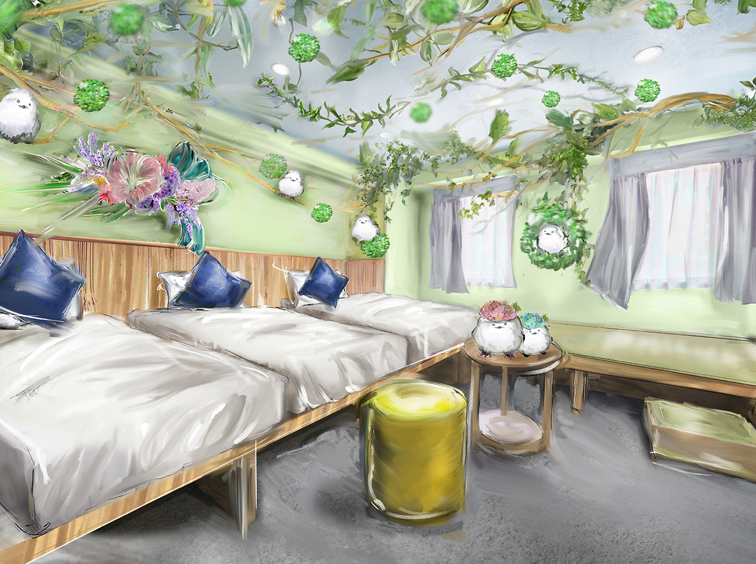 【9月16日(火)～予約開始】北海道芸術デザイン専門学校とのコラボレーション「特別客室 シマエナガの森」のご紹介