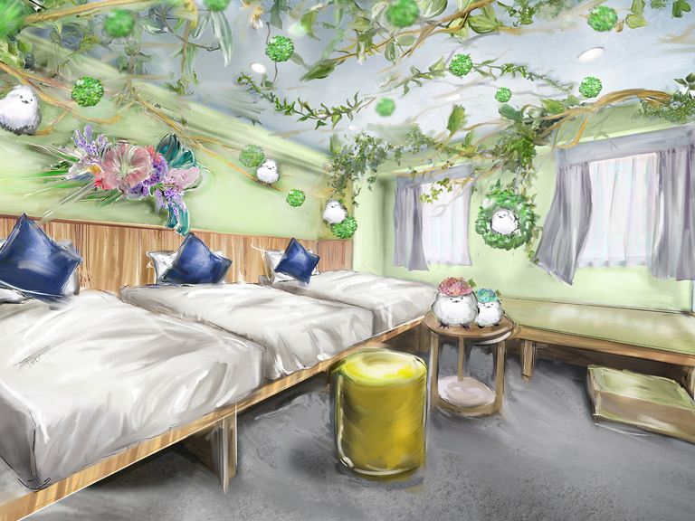 【9月16日(火)～予約開始】北海道芸術デザイン専門学校とのコラボレーション「特別客室 シマエナガの森」のご紹介