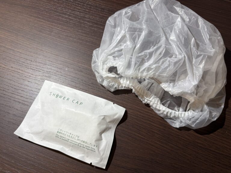シャワーキャップご用意しております
